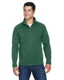 Devon & Jones Bristol Sweater Fleece Quarter-Zip Pullover DG792