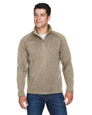Devon & Jones Bristol Sweater Fleece Quarter-Zip Pullover DG792
