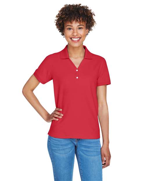 Devon & Jones Women's Pima Piqué Polo D100W