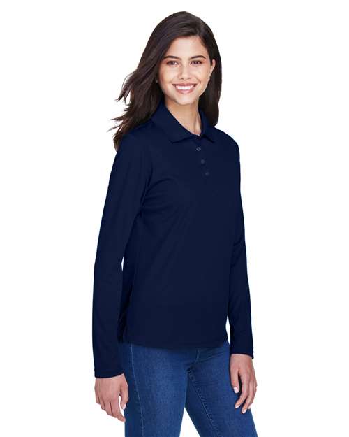 CORE365 Women's Pinnacle Performance Long Sleeve Piqué Polo 78192