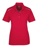 CORE365 Women's Radiant Performance Piqué Polo with Reflective Piping 78181R