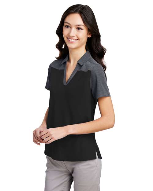 CORE365 Women's Fusion ChromaSoft™ Colorblock Polo CE112CW