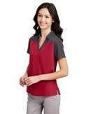 CORE365 Women's Fusion ChromaSoft™ Colorblock Polo CE112CW
