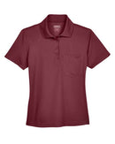 CORE365 Women's Origin Performance Piqué Polo with Pocket 78181P