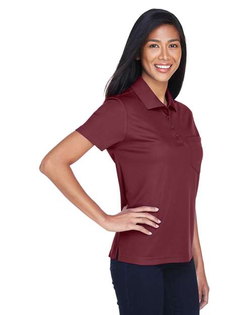 CORE365 Women's Origin Performance Piqué Polo with Pocket 78181P