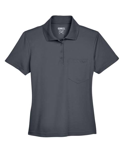 CORE365 Women's Origin Performance Piqué Polo with Pocket 78181P