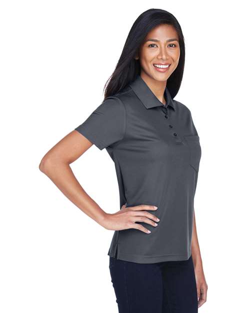 CORE365 Women's Origin Performance Piqué Polo with Pocket 78181P