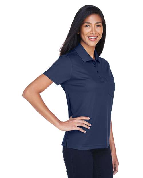 CORE365 Women's Origin Performance Piqué Polo with Pocket 78181P