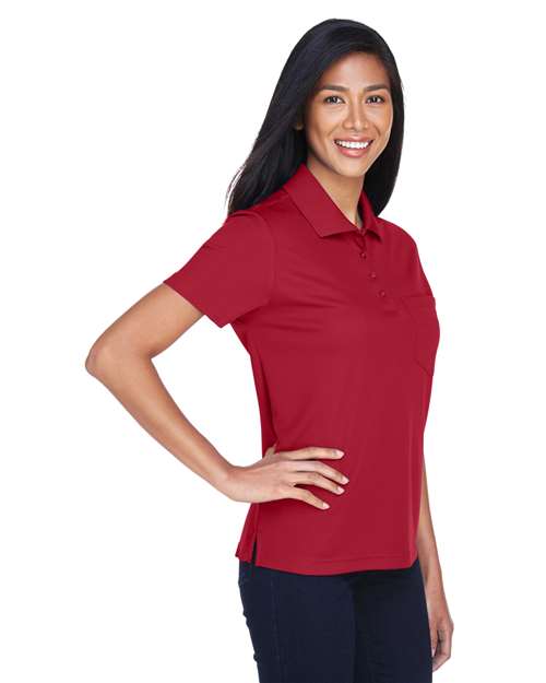 CORE365 Women's Origin Performance Piqué Polo with Pocket 78181P