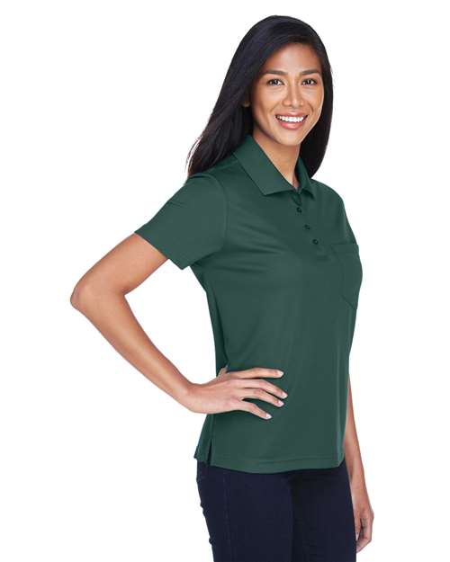 CORE365 Women's Origin Performance Piqué Polo with Pocket 78181P