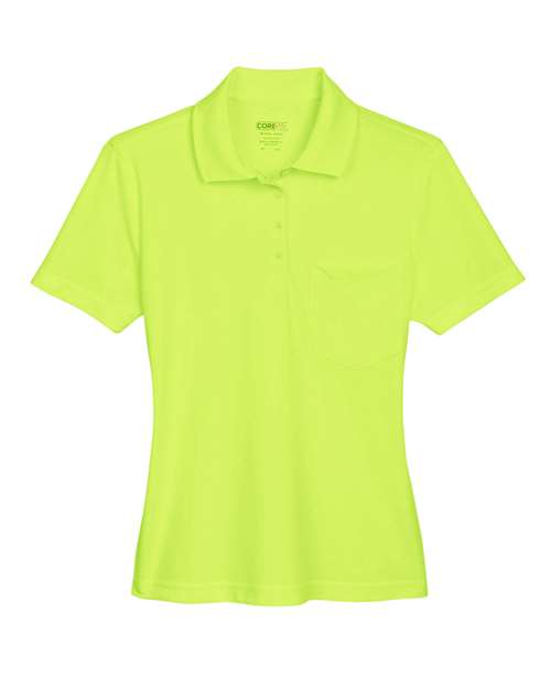 CORE365 Women's Origin Performance Piqué Polo with Pocket 78181P