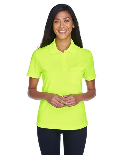 CORE365 Women's Origin Performance Piqué Polo with Pocket 78181P