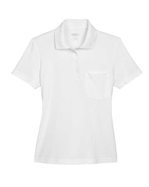 CORE365 Women's Origin Performance Piqué Polo with Pocket 78181P