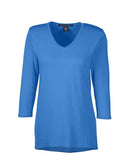 Devon & Jones Women's Perfect Fit™ Bracelet-Length V-Neck Top DP184W