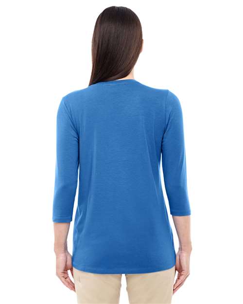 Devon & Jones Women's Perfect Fit™ Bracelet-Length V-Neck Top DP184W
