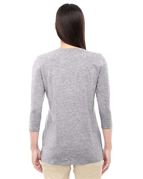 Devon & Jones Women's Perfect Fit™ Bracelet-Length V-Neck Top DP184W