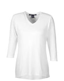 Devon & Jones Women's Perfect Fit™ Bracelet-Length V-Neck Top DP184W