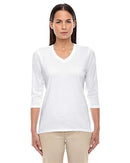 Devon & Jones Women's Perfect Fit™ Bracelet-Length V-Neck Top DP184W