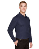 Devon & Jones CrownLux Performance® Plaited Long Sleeve Polo DG20L