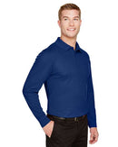 Devon & Jones CrownLux Performance® Plaited Long Sleeve Polo DG20L