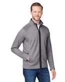 CORE365 Venture Heathered Stripe Full-Zip CE72