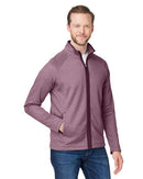 CORE365 Venture Heathered Stripe Full-Zip CE72
