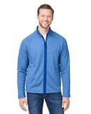CORE365 Venture Heathered Stripe Full-Zip CE72