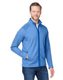 CORE365 Venture Heathered Stripe Full-Zip CE72