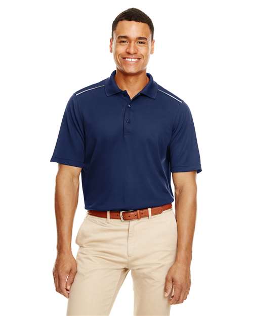 CORE365 Radiant Performance Piqué Polo with Reflective Piping 88181R