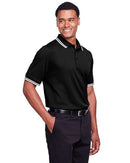 Devon & Jones CrownLux Performance® Plaited Tipped Polo DG20C