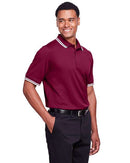 Devon & Jones CrownLux Performance® Plaited Tipped Polo DG20C