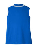 Devon & Jones Women's CrownLux Performance® Plaited Tipped Sleeveless Polo DG20SW