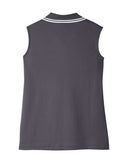 Devon & Jones Women's CrownLux Performance® Plaited Tipped Sleeveless Polo DG20SW