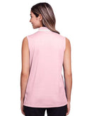 Devon & Jones Women's CrownLux Performance® Plaited Tipped Sleeveless Polo DG20SW