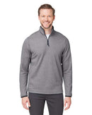 CORE365 Venture Heathered Stripe Quarter-Zip Pullover CE73
