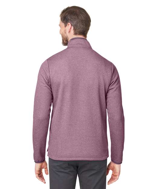 CORE365 Venture Heathered Stripe Quarter-Zip Pullover CE73