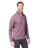 CORE365 Venture Heathered Stripe Quarter-Zip Pullover CE73