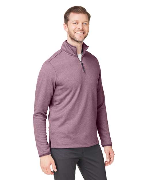CORE365 Venture Heathered Stripe Quarter-Zip Pullover CE73