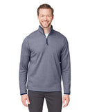 CORE365 Venture Heathered Stripe Quarter-Zip Pullover CE73