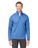 CORE365 Venture Heathered Stripe Quarter-Zip Pullover CE73