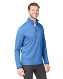 CORE365 Venture Heathered Stripe Quarter-Zip Pullover CE73