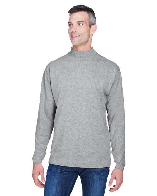 Devon & Jones Sueded Jersey Mock Neck T-Shirt D420