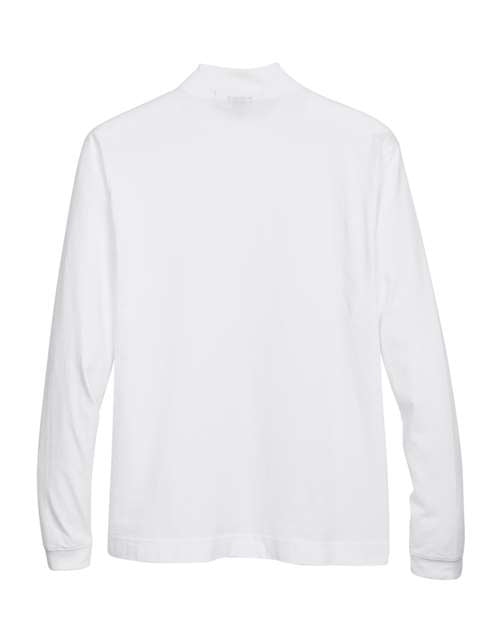 Devon & Jones Sueded Jersey Mock Neck T-Shirt D420