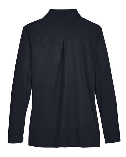 Devon & Jones Women's CrownLux Performance® Plaited Long Sleeve Polo DG20LW