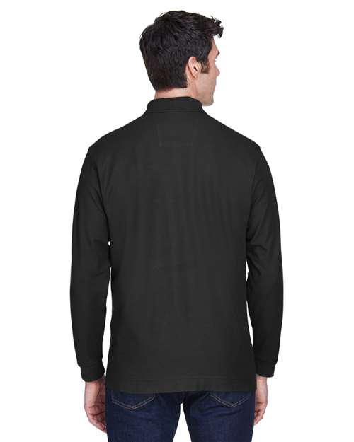Devon & Jones Pima Piqué Long Sleeve Polo D110