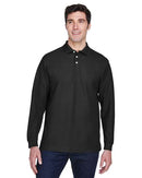 Devon & Jones Pima Piqué Long Sleeve Polo D110