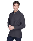 Devon & Jones Pima Piqué Long Sleeve Polo D110