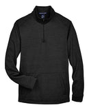 Devon & Jones Newbury Mélange Fleece Quarter-Zip Pullover DG798