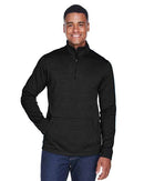 Devon & Jones Newbury Mélange Fleece Quarter-Zip Pullover DG798