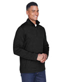 Devon & Jones Newbury Mélange Fleece Quarter-Zip Pullover DG798